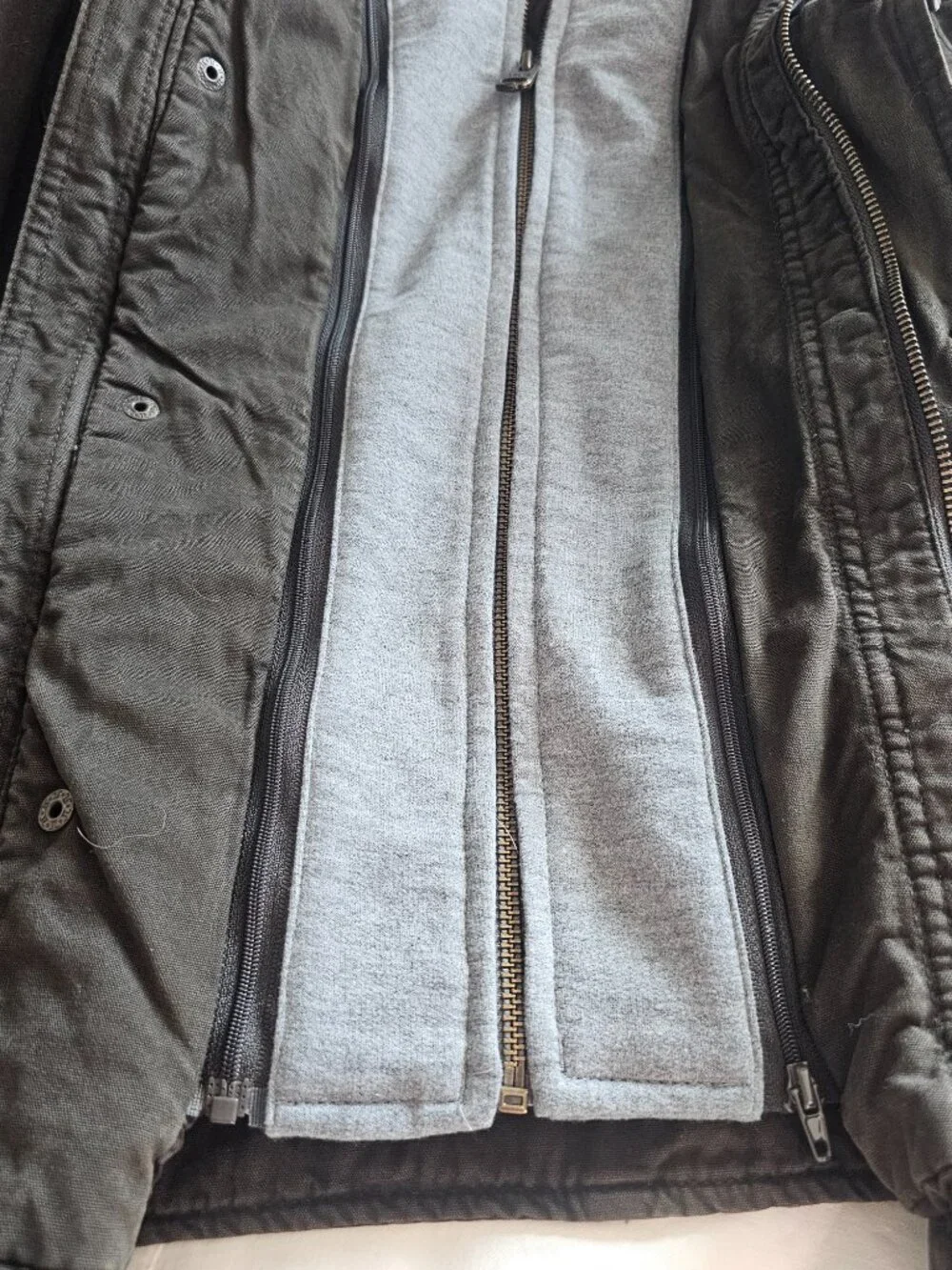 Levi’s Heavyweight Utility Jacket XXL Removable Hood Lined Workwear Coat